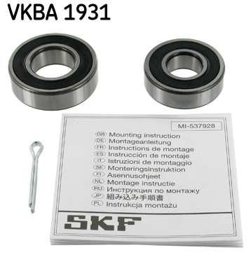 SKF VKBA 1931 Kit cuscinetto ruota-Kit cuscinetto ruota-Ricambi Euro